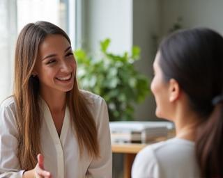 Életmód coaching konzultáció illusztráció